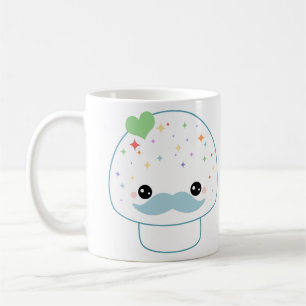 Caneca De Café Cogumelo do bigode