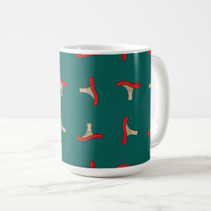 Caneca De Café Cogumelo Vermelho