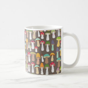 Caneca De Café cogumelos