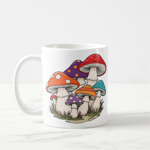 Caneca De Café Cogumelos