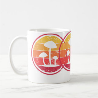 Caneca De Café Cogumelos Mágicos Psicodélicos  Psiloci Retro Vint