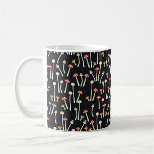 Caneca De Café cogumelos,outono,padrão