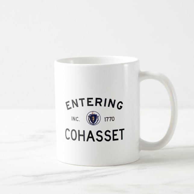 Caneca De Café Cohasset entrando (Direita)