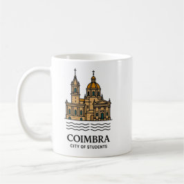 Caneca De Café Coimbra City of Students Mug – Portugal Travel Sou
