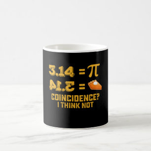 Caneca De Café Coincidência Eu Não Acho Torta Dia Do Pi Matemátic