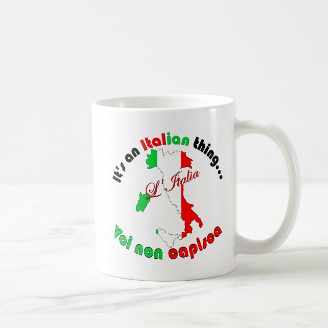 Caneca De Café Coisa italiana (Direita)