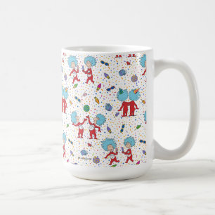 Caneca De Café Coisa Uma Coisa Dois Padrões De Celebração