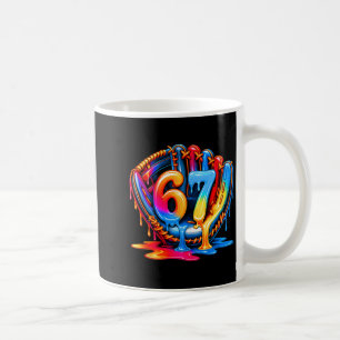 Caneca De Café Coisas de Beisebol Seis Sete 67 Sorvete Drip 6 7 B