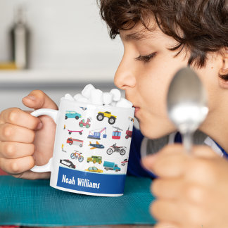 Caneca De Café Coisas De Meninos Que Movimentam Carros De Veículo