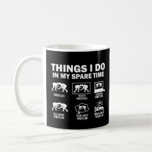 Caneca De Café Coisas Que Faço Na Minha Luta Do Tempo Livre