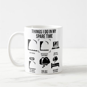 Caneca De Café Coisas que Faço no Meu Tempo Livre Salto de Penhas