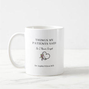 Caneca De Café Coisas que Meus Pacientes Disseram Médico Personal