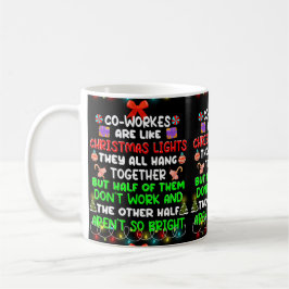 Caneca De Café Colaboradores São Como Luzes De Natal