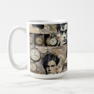 Caneca De Café Colagem de cavalheiros vintage