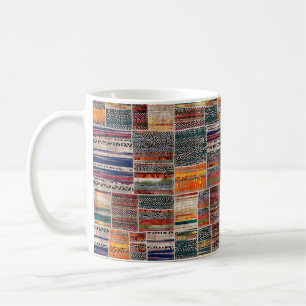 Caneca De Café Colagem de colagem de colagem sem falhas impressã