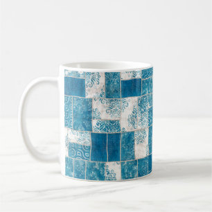 Caneca De Café Colagem de colagem de colagem sem falhas impressã