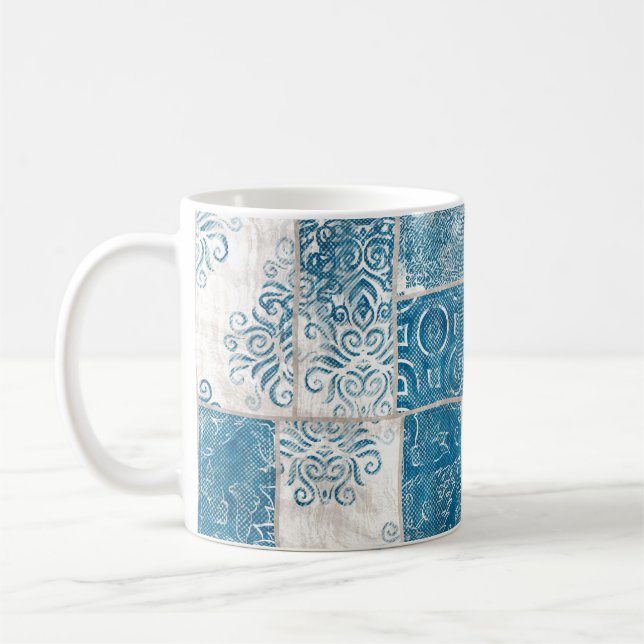 Caneca De Café Colagem de Correções: Combinação de Padrões Inclus (Esquerda)