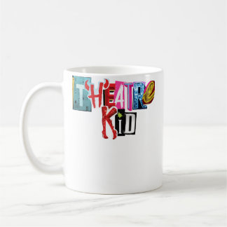 Caneca De Café Colagem de Fã de Teatro