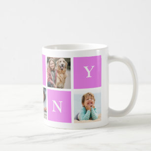 Caneca De Café Colagem de Fotografias da Avó Personalizada 5