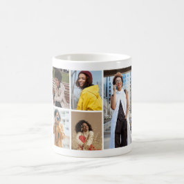 Caneca De Café Colagem de Fotografias do Design 5