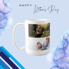 Caneca De Café Colagem de Fotografias e Melhor Personalização de 