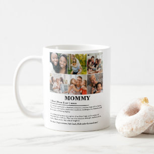 Caneca De Café Colagem de Fotografias Personalizada Definição 6 d