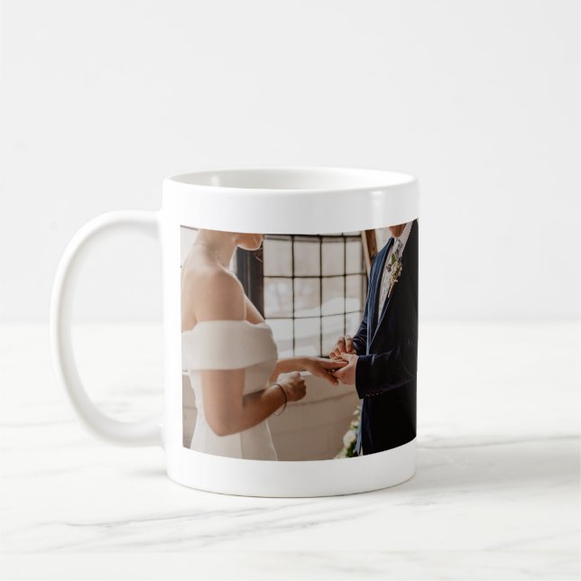 Caneca De Café Colagem de Fotografias Personalizada e Cute (Esquerda)