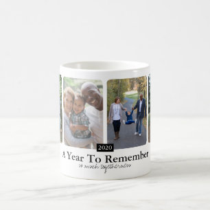 Caneca De Café Colagem de Fotos da Família de Memórias de Quare
