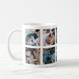 Caneca De Café Colagem de Fotos da Família Feliz para Reprodução