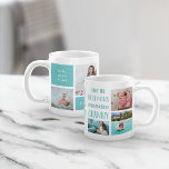 Caneca De Café Colagem de Fotos de Avós do Grammy<br><div class="desc">Só as melhores mães são promovidas ao Grammy! Celebre a vovó com esta doce caneca fotográfica com a citação em tipografia de estilo manuscrito e sete fotos de seus netos organizadas em um layout de colagem. Personalize com uma mensagem personalizada (adoramos com os nomes dos netos) e o ano para...</div>