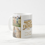 Caneca De Café Colagem de Fotos de Dia de os pais Feliz<br><div class="desc">Feliz Dia de os pais Foto Collage Coffee Mug Celebra o homem especial em sua vida com nossa Feliz Dia de os pais Foto Collage Coffee Mug. Este presente pensativo e emocionante permite-vos mostrar memórias prezadas, transformando o café do dia a dia numa viagem alegre pela memória. Personalize a caneca...</div>