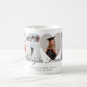Caneca De Café Colagem de Fotos de Formatura Presente de Formatur