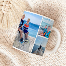 Colagem de Fotos de Pai e Filhos Full Wrap