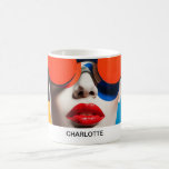 Caneca De Café Colagem de Fotos de pop Art<br><div class="desc">Pop Art Photo Collage Design com seu nome! "A vida é como uma pintura - quanto mais vibrantes as cores que adicionamos,  mais brilhante ela se torna." Para amante de cores e pop de arte!</div>