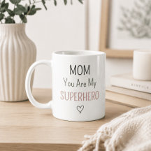 Colagem de Fotos de Super-Heroína Mãe Personalizad
