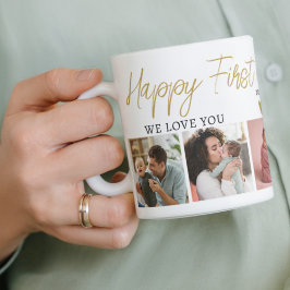 Caneca De Café Colagem de Fotos Feliz 1rua Mãe Bebê 5