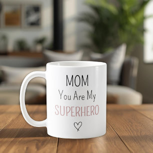 Caneca De Café Colagem de Fotos Personalizadas da Super Mãe Moder