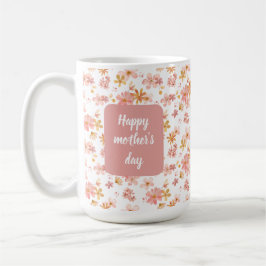 Caneca De Café Colagem de Fotos Pink Love 2 - Dia de as mães Pers