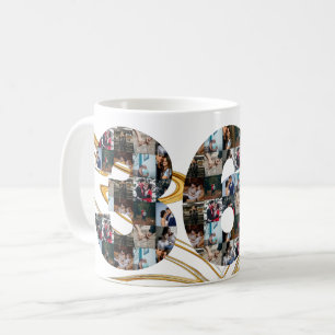 Caneca De Café Colagem de fotos: presentes de 36 anos por ano