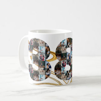 Caneca De Café Colagem de fotos: presentes de 38 anos por ano