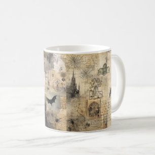 Caneca De Café Colagem de Halloween