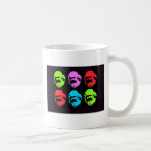 Caneca De Café Colagem de Karl Marx