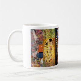Caneca De Café Colagem de Klimt