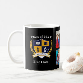 Caneca De Café Colagem de Memórias de Fotos dos Alunos Concluinte