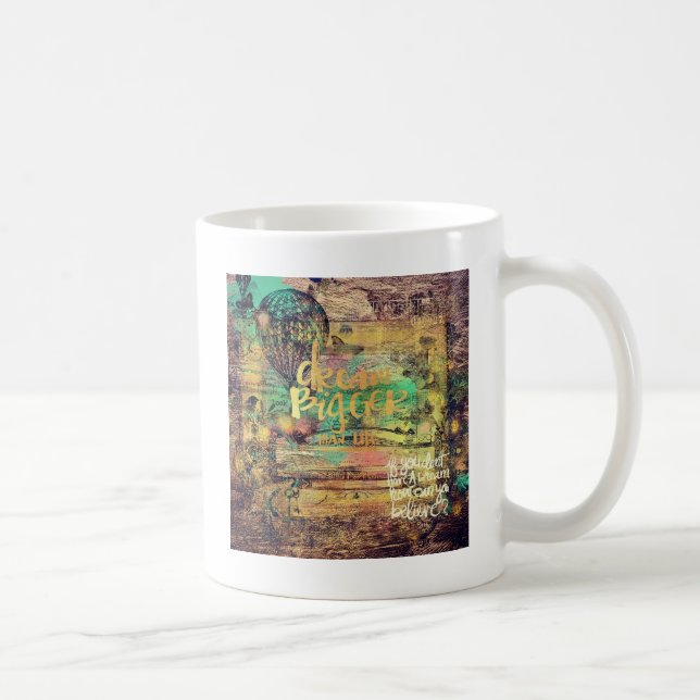 Caneca De Café Colagem Digital Maior do Dream (Direita)