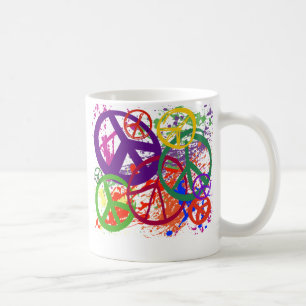CANECA DE CAFÉ COLAGEM DO SINAL DE PAZ