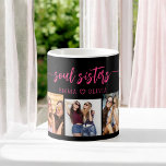 Caneca De Café Colagem Fotográfica das Irmãs de Alma Rosa Quente<br><div class="desc">Celebrar a Irmã Quente Rosa 3 Colagem Fotográfica Keepsasasaemprt Coffee Mug. Esta caneca vibrante apresenta uma impressionante colagem de três fotos queridas, capturando momentos especiais compartilhados com suas irmãs. O design cor-de-rosa quente adiciona um toque divertido e na moda, fazer uma peça sobressalente para qualquer amante de café ou chá....</div>