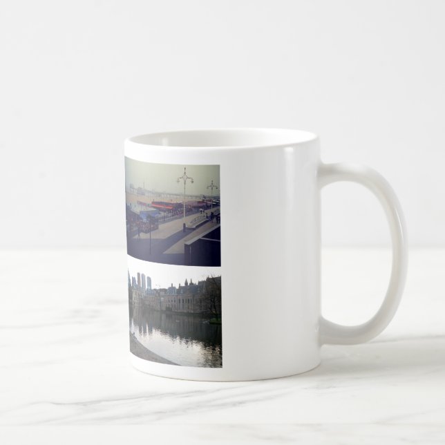 Caneca De Café Colagem fotográfica de Haia 3 (Direita)