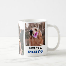 Caneca De Café Colagem Fotográfica do Melhor Pai de Cão Moderno N