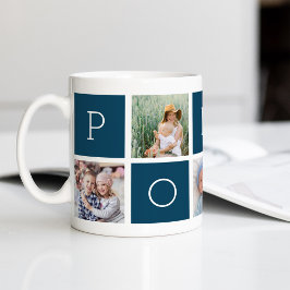 Caneca De Café Colagem Fotográfica Personalizada do Avô 5